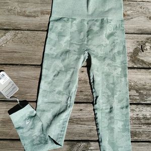 Gymshark Camo Seamless leggings, size small